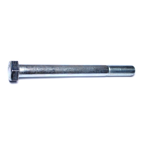 Midwest Fastener Grade 5, 3/4"-10 Hex Head Cap Screw, Zinc Plated Steel, 8 in L, 10 PK 53414